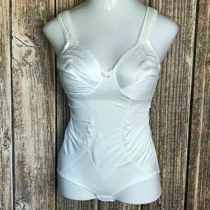 Shape-Mate Vintage Bodysuit Shapewear ~ Sz 36C